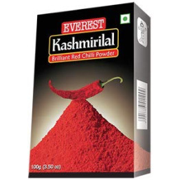 Everest  Kashmirilal Brilliant Red Chilli Powder, 100 g Carton